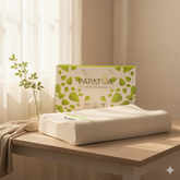 PAPATYA Cooling Latex Pillow – High-Low Contour with Air Holes